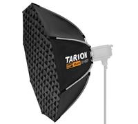 TARION Softbox Ottagonale Bowens Piephevole: 120cm Soft Box Sgancio Rapido con Griglia a Nido Portatile per Studio Fotografico Diffusori Flash a Slitta Illuminazione(120cm)