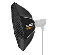 TARION Softbox per fotografia con supporto Bowens: 120 cm pieghevole Quick Release Softbox con glitter ottagonale Soft Box per studio fotografico flash luce softbeam (OC-120F)