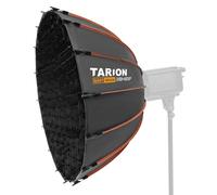 TARION Softbox Parabolico Bowens Pieghevole: 60cm Softbox Sgancio Rapido Portatile con Griglia a Nido/Borsa per Studio Flash a Slitta Diffusori Illuminazione(60cm)