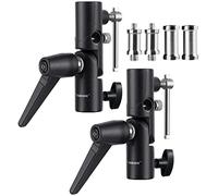 TARION Staffa per flash per fotocamera Supporto tipo H Supporto per luce inclinabile girevole Supporto per ombrello in metallo Adattatore per supporto softbox Regolabile