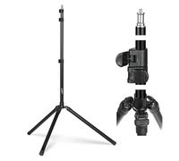 TARION Supporto per Fotocamera da Tavolo con Supporto da Tavolo con Viti da 1/4" per telecamere con Luce anulare Supporto da Tavolo a Forma di L Supporto con Clip per Video in live streaming (FLS-20T)