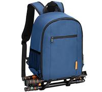 TARION TBS Zaino fotografico Zaino fotografico SLR piccolo Zaino per fotocamera impermeabile Borsa per fotocamera leggera e compatta con copertura antipioggia (blu)