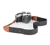 TARION tracolla vintage cintura per tutte le fotocamere DSLR Nikon Canon Sony Pentax (Denim nero)