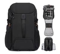 TARION Zaino fotografico grande con doppia apertura laterale scomparto per laptop da 15,6"copertura impermeabile per la pioggia zaino da fotografia professionale nero HX-L