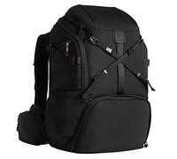 TARION Zaino per fotocamera Zaino per fotocamera impermeabile Borsa per fotocamera Zaino Grande zaino fotografico Accesso laterale con scomparto per laptop da 15,6 '' (HX-XL, nero)