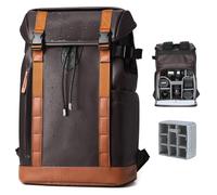 TARION Zaino per fotocamera a specchio, professionale, con scomparto per laptop da 14 pollici, per treppiede, obiettivi, fotocamera con custodia antipioggia