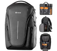 TARION ZONE Zaino per fotocamera Borsa per fotocamera di grande capacità con scomparto per laptop da 15,6 pollici Zaino fotografico professionale impermeabile