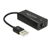Tarjeta de Red Delock 62595 USB Ethernet 100 Mbit/s Plug and Play