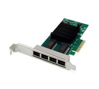 Tarjeta de Red Digitus DN-10114 PCI Express 4 Porte Gigabit 5000 Mbit/s Efficienza Energetica