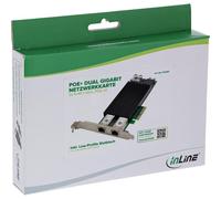Tarjeta de Red InLine 51125P PCI Express 2 Porte Gigabit Ethernet USB 3.2