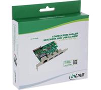Tarjeta de Red InLine 51125R PCI Express Gigabit Ethernet USB 3.2 Gen1