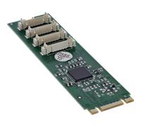 Tarjeta de Red InLine 76660W M.2 PCIe 3.0 4x RS-232 4 Gb/s Low Profile LED