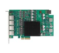 Tarjeta di Rete DeLock 86097 PCI Express x4 1000 Mbit/s 4x PoE+