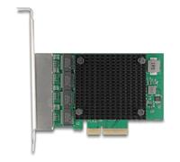 Tarjeta di Rete DeLock 88601 PCI Express x4 2.5GbE 4 Porte RJ45 Low Profile