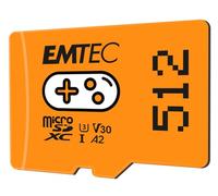 Emtec mSD 512GB UHS I U3 V30 A2 Gaming Arancione