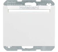 Tarjetero de hotel electrónico, serie berker K.1 de hager, blanco polar