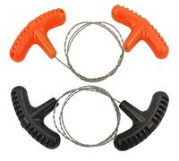 TARKDAK Sega a Filo di Acciaio Sega a Scorrimento 2PCS Sega Tascabile 68cm Sega a Filo Migliorata per Legno e Plastica, Piccola e Maneggevole, Ideale per attività all'aperto, Campeggio