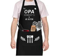 Tarklanda Grembiule da Nonno, Grembiule da cucina in cotone per uomo, Regalo per Nonno per il compleanno Festa del papà Natale