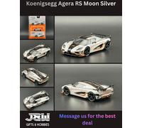 Tarmac Works Koenigsegg Agera RS Moon Silver Global64 1/64