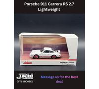 Tarmac Works Porsche 911 Carrera RS 2.7 Lightweight Bianco/Rosso Collab64 1/64