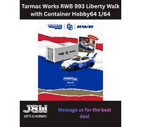 Tarmac Works RWB 993 Liberty Walk Con Contenitore Hobby64 1/64