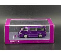Tarmac Works Toyota Hiace Carro Personalizzato Viola Road64 1/64