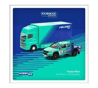 Tarmac Works Toyota Hilux Axcr 2017 Falken Con Camion - Hobby64 1/64