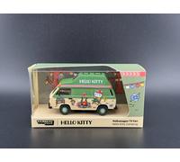 Tarmac Works X Schuco Volkswagen T3 Camper Van Hello Kitty 1/64