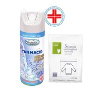 Tarmacid Spray Antitarme Antiacaro Professionale per Tessuti Ambiente Guardaroba