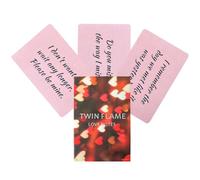 Tarocchi - 45 fogli quantità di carta Vivid Imagery Twin Flame Love Notes Tarocchi | Design leggero Intrattenimento Oracle Cards | Carte dei tarocchi del destino per serate di in famiglia,