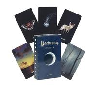 Tarocchi, 48 carte Moon Learning Oracle Deck, 4,06 x 2,36 pollici compatto e portatile, gioco di lettura per guida, meditazione previsioni future vite passate , scoperta di sé, feste spirituali