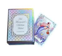 Tarocchi - 78 carte Oracle Deck per un facile apprendimento, set di divinazione portatile con guida e significati, strumento di lettura dei tarocchi per casa, viaggi, meditazione, adulti, 7,5 x 9,94