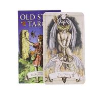 Tarocchi, 78 carte Oracle, mazzo di tarocchi portatile versione inglese, intrattenimento per feste, ideale per principianti, guida spirituale, divinazione, 10,3 x 6 cm