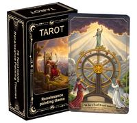 Tarocchi a tema rinascimentale, Tarocchi Carte per principianti, Creato per gli amanti della storia, gli ammiratori delle belle arti e gli esploratori spirituali allo stesso modo. Gli archetipi eterni