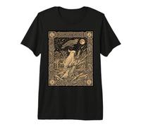 Tarocchi Cacatua Celeste Zodiac Dark Academia Maglietta Premium