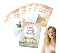 Tarocchi Card, 50 pezzi Divinatory Oracle Deck, 3,94 x 2,95 x 0,98 pollici, facile da usare per la famiglia, il gioco per la casa, il club, spiritual Insight and Fun Board Games
