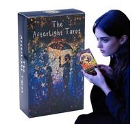 Tarocchi Cards- 78 pezzi Oracle Deck for Love and Bonding, Guida illustrata Packaging compatto, strumento spirituale con intuizione emotiva, gioco di relazioni per festa, ritiro, viaggio