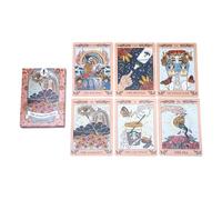 Tarocchi Cards Beginners, Funny Courage Theme Deck, 4,13 x 2,76 pollici Positive Spirit Fortune, 37 x Set with Uplifting Messages, for Daily Readings, Astrology, Personal Growth Adventure