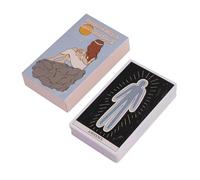 Tarocchi Cards Deck, Divinazione Oracle Game, Mistical Fortune Telling Set, 9,49 pollici 60 pezzi Collectible Pack, Vibrant Artwork Design, Colorful, for Home, Club, Vacation, Party Use