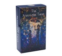 Tarocchi Cards English 78 Card Deck, Adorable Compact Fate Divination Fortune Telling Game for Adults and Teens, Entertainment Celbration Spiritual Board Game Set, Beginners
