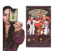 Tarocchi Cards Set, Tarocchi per Principianti | 78 Fantasy Night Theatre Tarocchi Cards Games Da Tavolo, Che Racconta Il Gioco Famiglia con Significati, La Divinazione del Destino Carte Originali