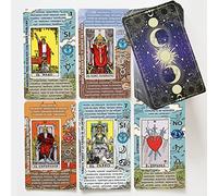 TAROTIKA - Tarocchi Carte Italiano, Imparare Tarot Deck di Lettura Facile e Veloce, con Significati Inversi, Sì o No, Oroscopi, Pianeti e Chakra (Español)
