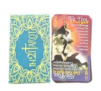 Tarocchi Deck, 78-Card Oracle, Psychological Misterious Divination Tool Insightful Strategic Board Game Spiritual Portable Set Meditation Aiuto per Future & Past