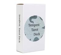 Tarocchi Deck, 78 pezzi Tempest Oracle Cards, Fortune Telling Portable Playset Symbol Reading Party Playing Board Games for Family Gatherings Entertainment Parties