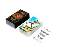 Tarocchi Deck Card Game, The World Oracle, 4.06 x 2.36in Misterious Divination, Creative Fortune-Telling Set, Russian Edition for Family and Friends Gathering