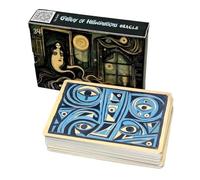 Tarocchi Deck Cards, Oracle Guidance Card Set, Fortune Telling Reading Cards, Inner Inspiration Divination Deck, Illustrated Meaning Reference Design, 52 pezzi 13 x 8 x 4 cm, per uso quotidiano
