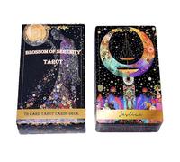 Tarocchi Deck Game, Oracle Divination Set, Mystical Card Collection, 4.17 pollici Beginner Friendly Guidebook, 78 Cards Multicolor, for Spiritual Readings, Game Nights, Gift Occasioni