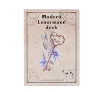 Tarocchi Deck, Modern Lenormand Oracle Cards, English Version Divination Set for Friends Gathering, Standard Fortune Playing Deck, Mistical Guidance Tool, 4.09x2.87 pollici