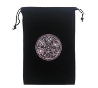 Tarocchi Deck Pouch - Borsa Mystic, Spirituale | Caso Orracolo Compatto, Contenitore Morbido con Ambiente Incantato Durante Le Letture, Sessioni Di Meditazione, Cerimonie Di Guarigione O U