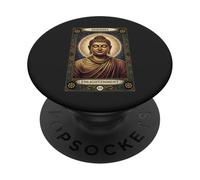Tarocchi del risveglio spirituale del Dharmachakra dell'Illuminismo del Buddha PopSockets PopGrip Adesivo